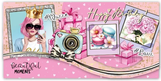 Конверт для грошей Folio К-560 Happy birthday дів — фото 2