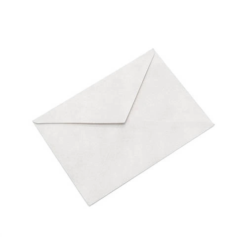 Конверт С5 оксамитовий білий — фото 2