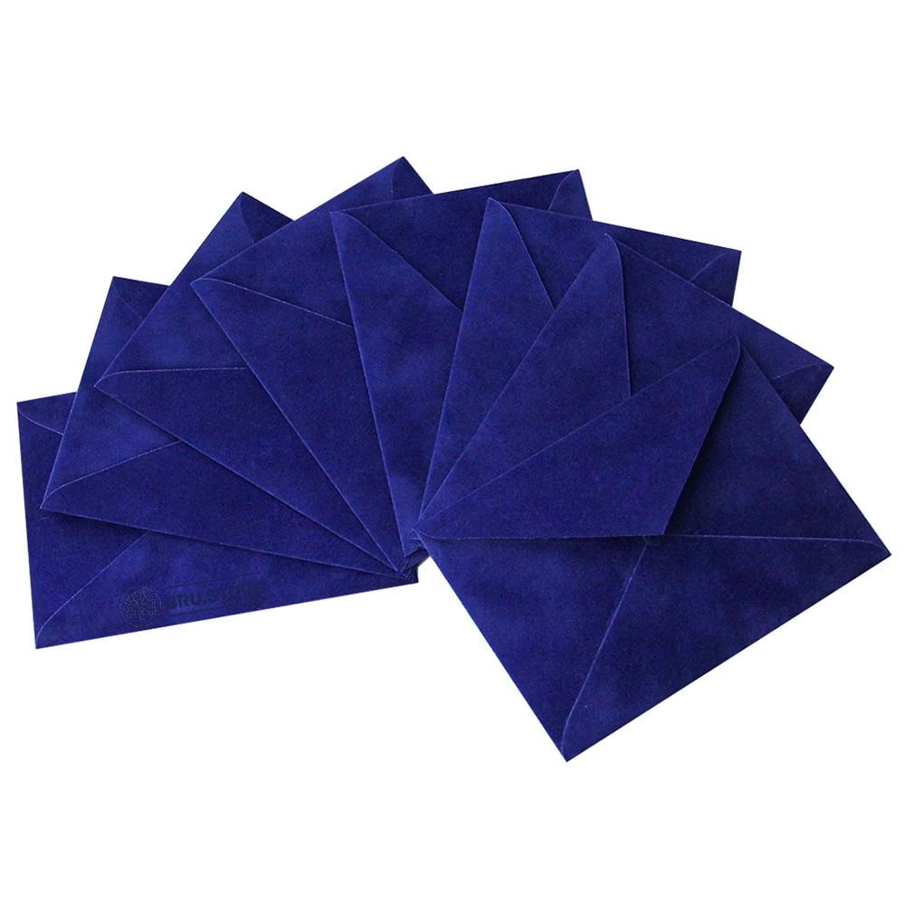 Конверт С5 оксамитовий індиго — фото 2