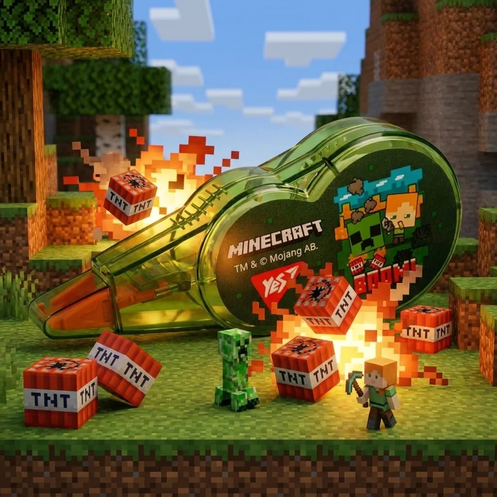 Коректор стрічка 5 мм * 6 м YES "Minecraft"