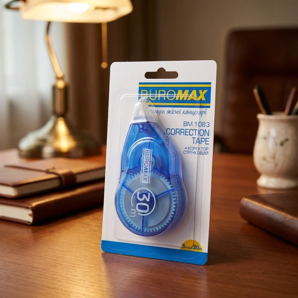 Коректор стрічковий Buromax 5мм/30м — Маркери та коректори
