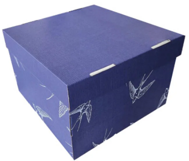 Коробка подарункова "Квадрат" крафт 30*30*20 см