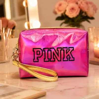 Косметичка Cosmo Shop лакова PINK BA-003P малинова