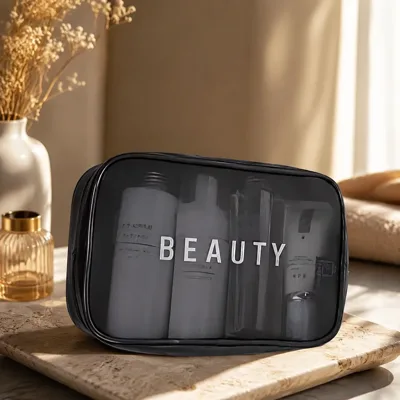 Косметичка для подорожей Cosmo Shop Beauty LX-020B чорна