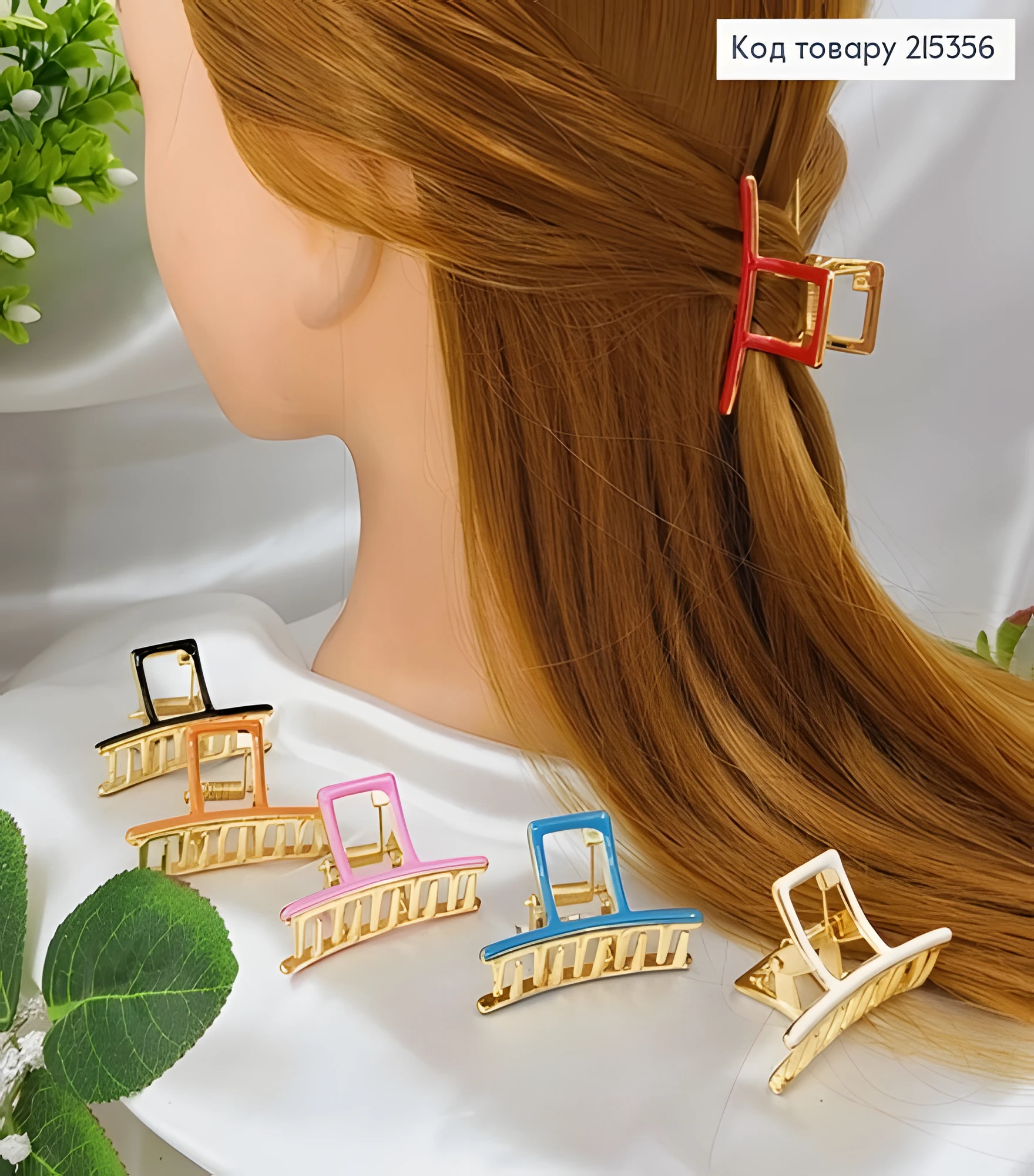 Краб металевий з кольоровою емаллю 5 см — фото 2