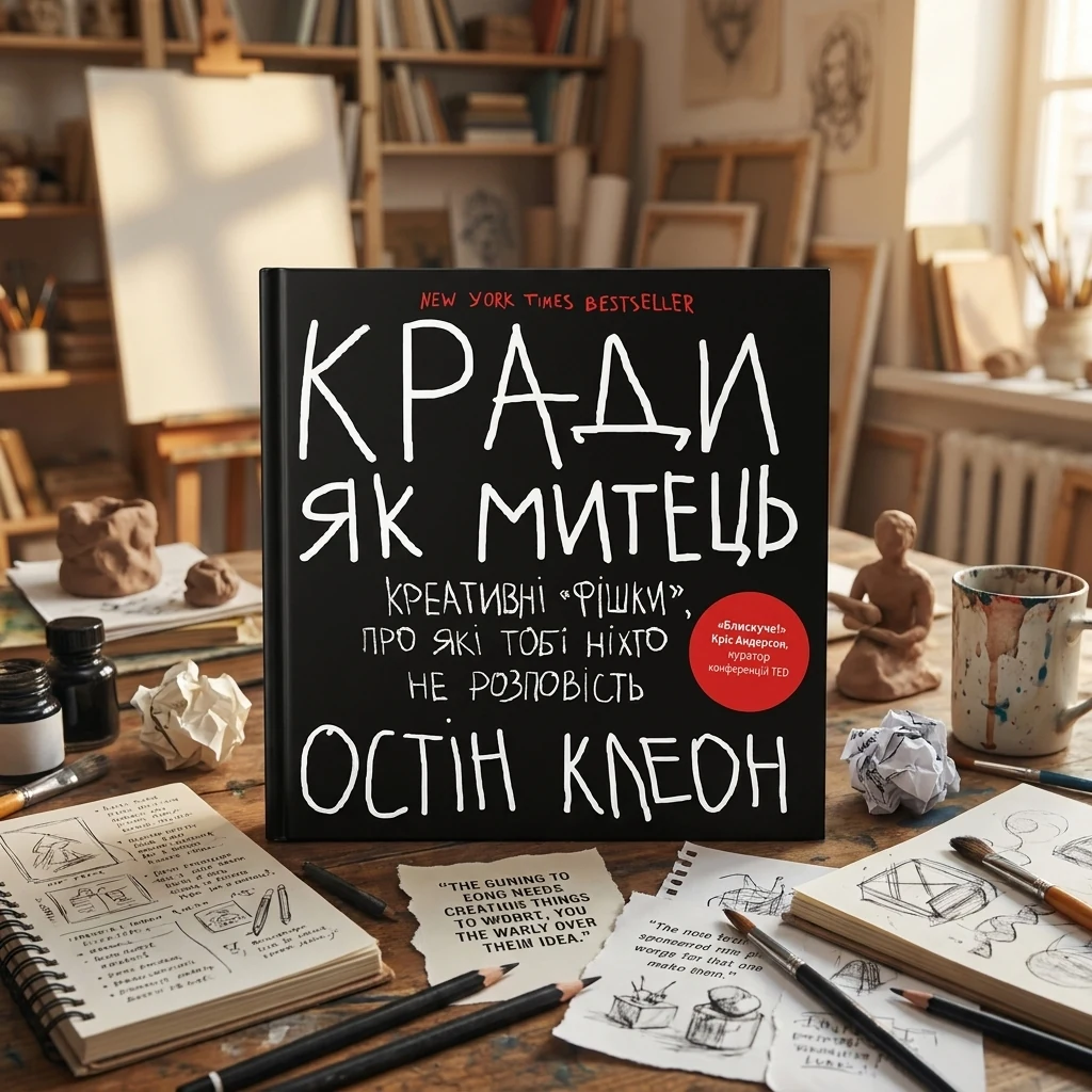 Кради як митець. Креативні фішки, про які тобі ніхто не розповість — О. Клеон