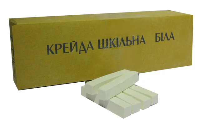 Крейда біла квадратна 100 шт — фото 4