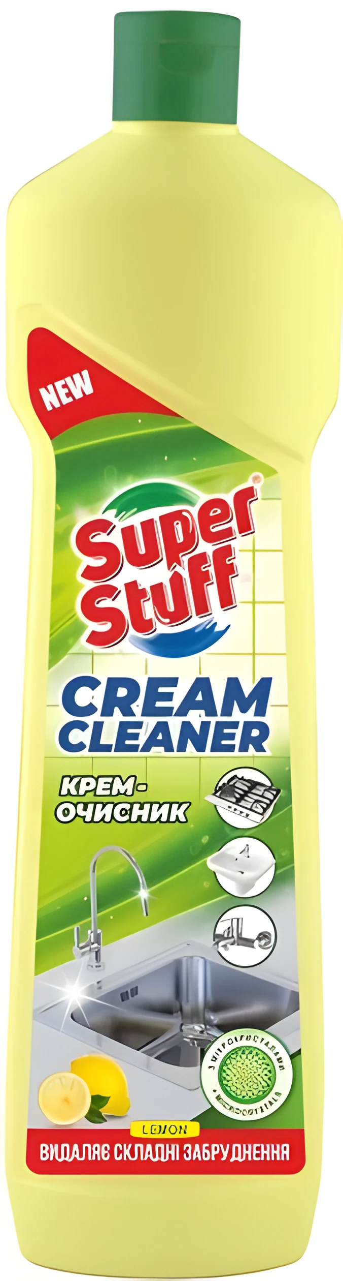 Крем для чищення поверхонь SuperStaff Лимон 500мл