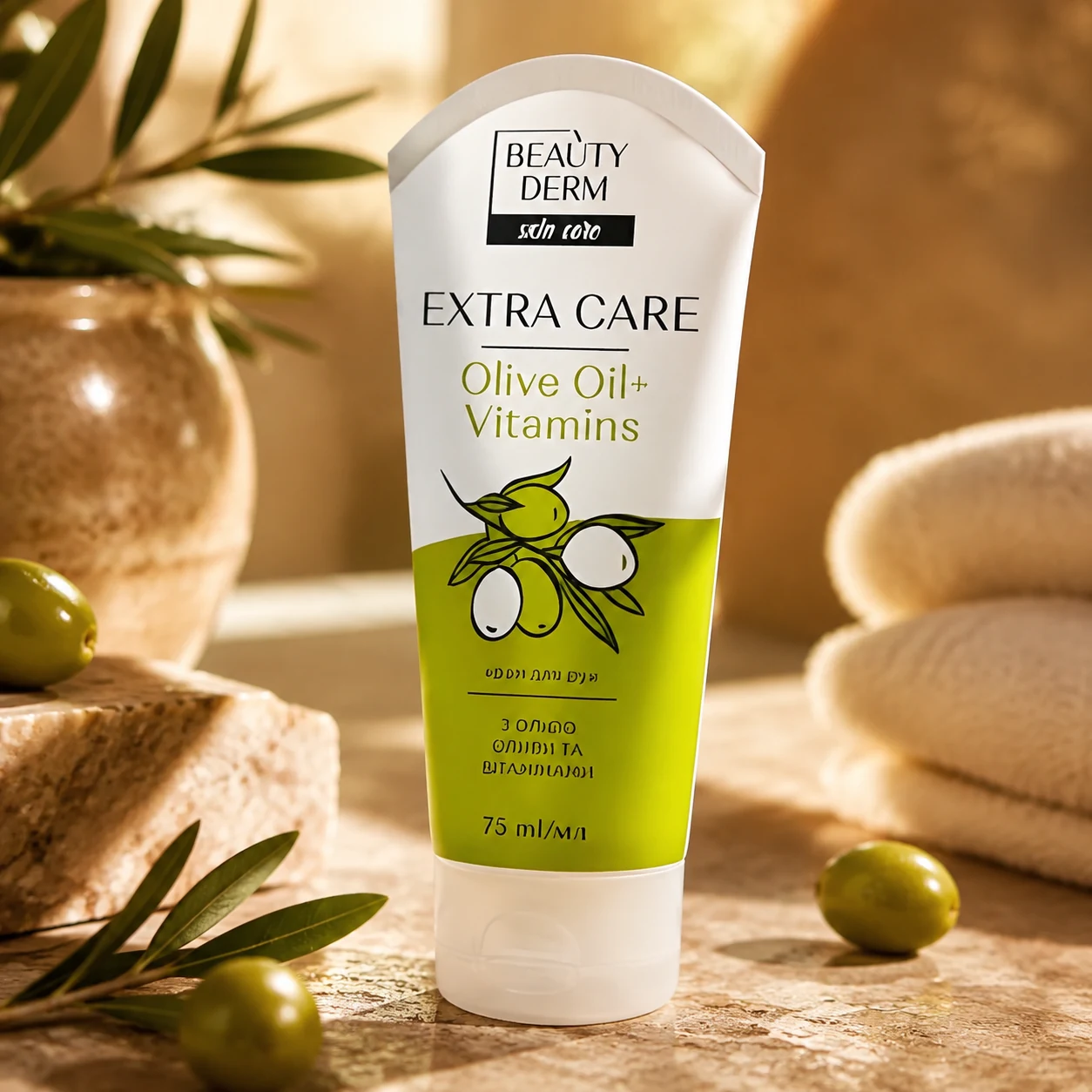 Крем для рук Beauty Derm Extra Care з оливою і вітамінами 75мл — Краса та здоров'я