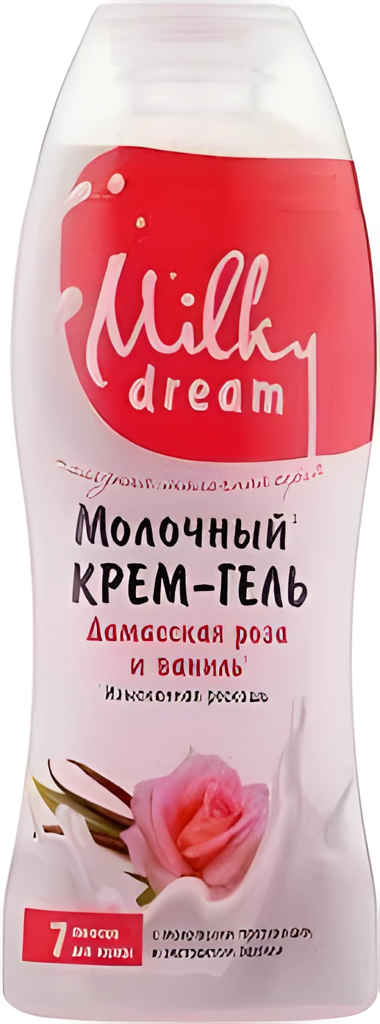 Milky Dream Крем-гель для душу Дамаська роза і ваніль — Краса та здоров'я