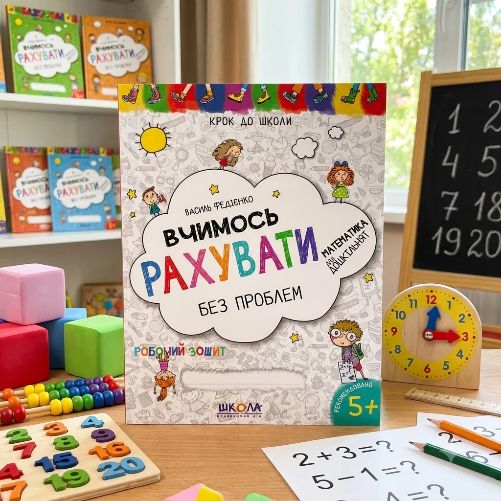 Крок до школи. Вчимось рахувати без проблем — В. Федієнко