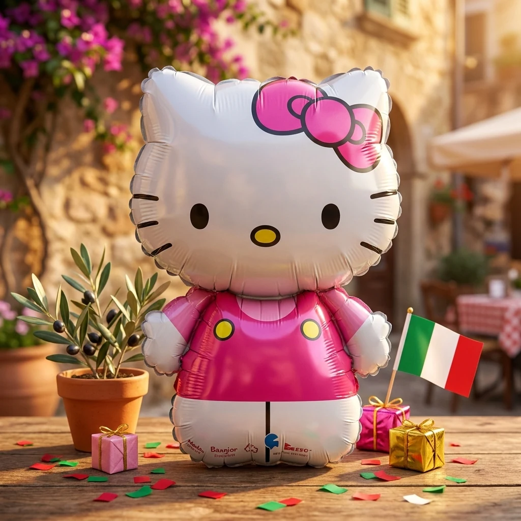 Кулька фольга "Hello Kitty" 20*27 см Італія