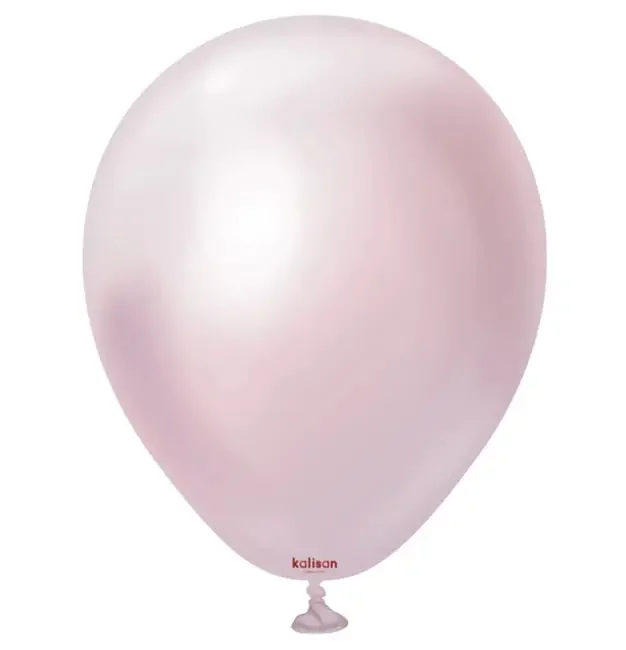 Кулька латексна 12" (30 см) хром рожеве золото №5013 "Mirror Pink Gold", Kalisan, Туреччина