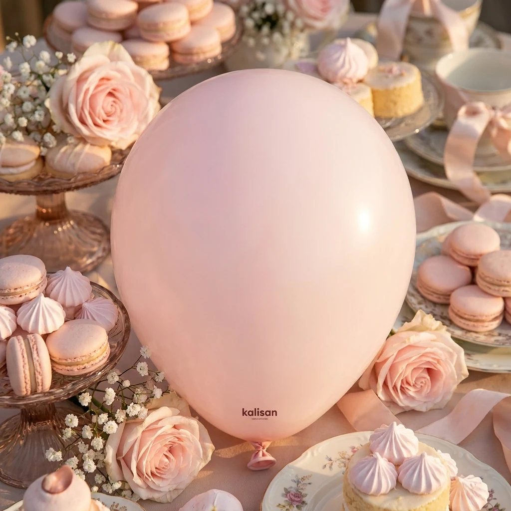 Кулька латексна 12" (30 см) макарун блакитний №3010 "Macaron Pale Pink", Kalisan, Туреччина
