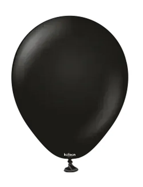 Кулька латексна 12" (30 см) пастель чорний №2332 Kalisan, Туреччина