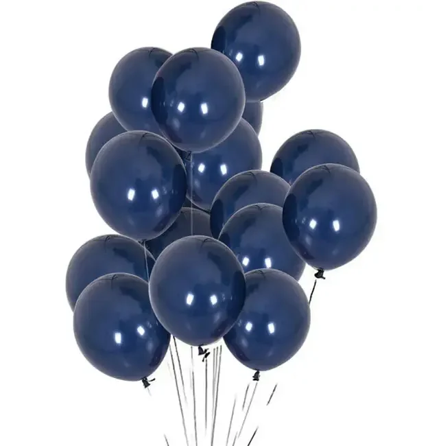 Кулька латексна 12" (30 см) пастель темно синій №2342 "Navy" Kalisan, Туреччина