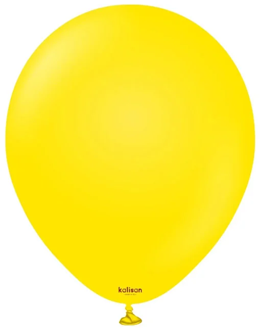 Кулька латексна 12" (30 см) пастель жовта №2315 Kalisan, Туреччина