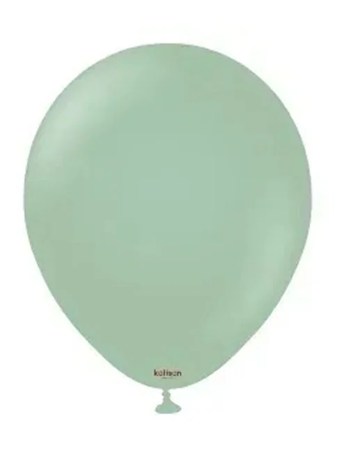 Кулька латексна 12" (30 см) ретро зелена №8007 "Retro Winter Green", Kalisan, Туреччина