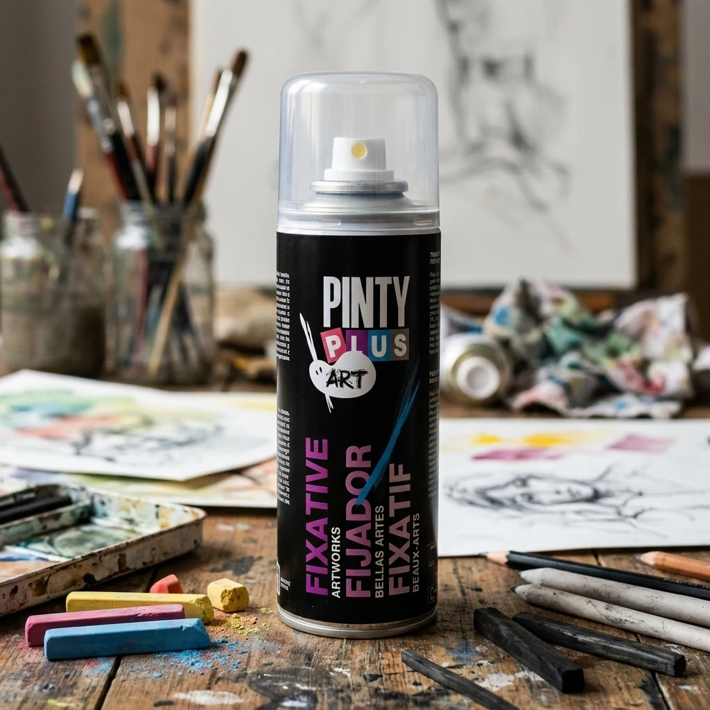 Лак-аерозоль фiксатив, 200 мл, Art&Craft, Pintyplus