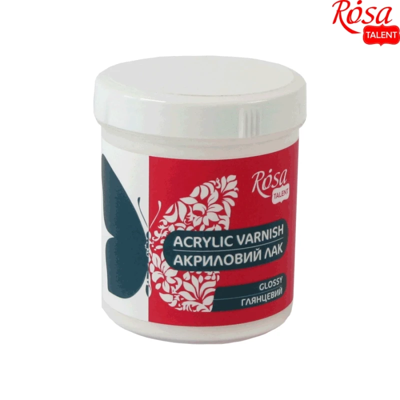 Лак акриловий для декору, глянцевий,100мл, ROSA TALENT