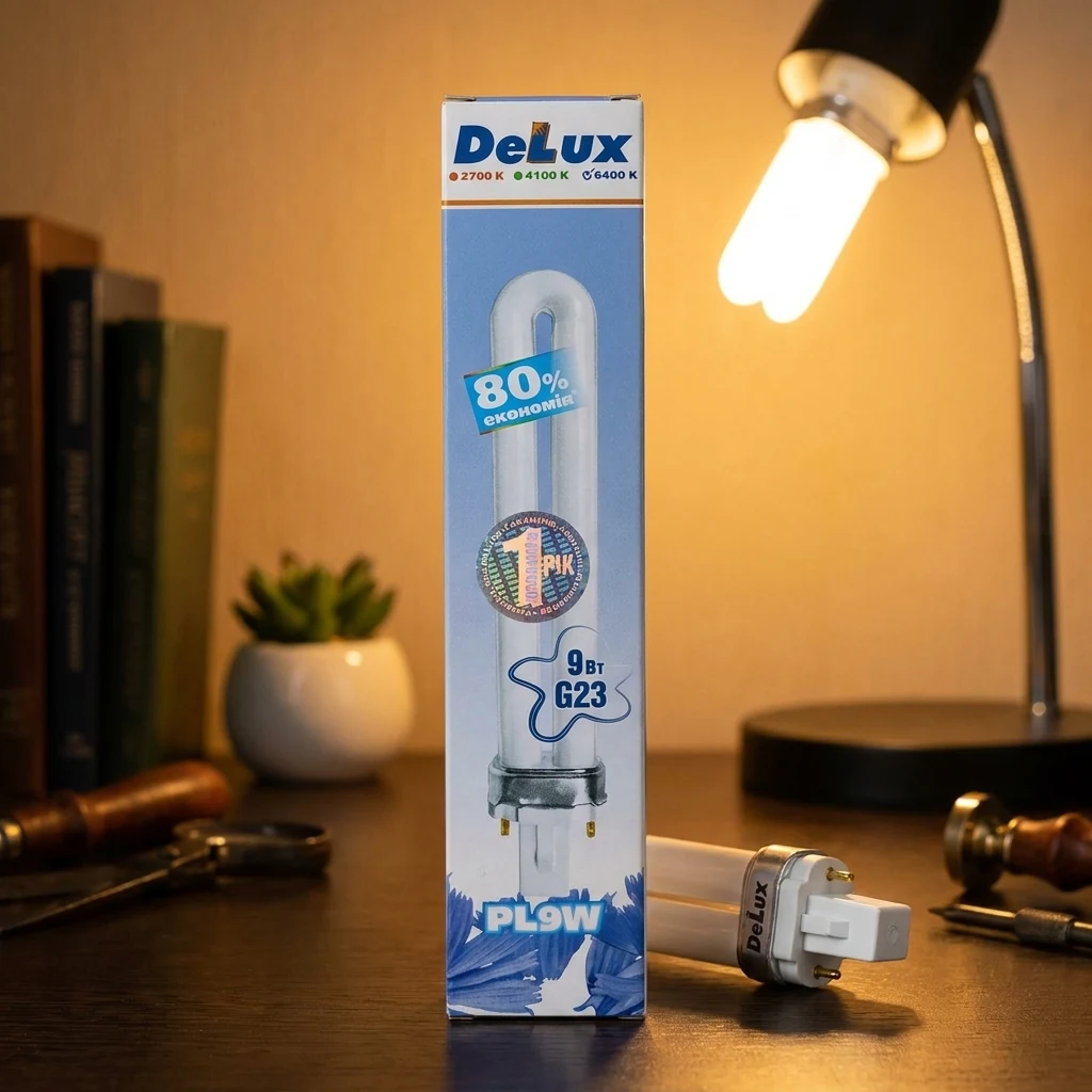 Лампа 9W Delux (G23)