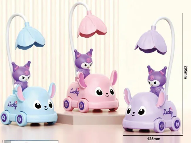 Лампа настільна - нічник "Kuromi" 20 см + USB — фото 2