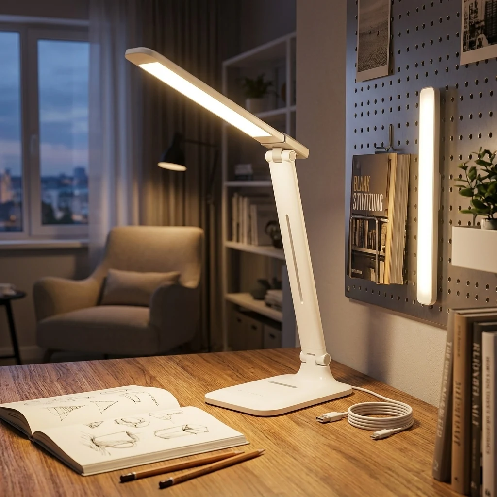 Лампа настольна Optima 4001 біла (20 LED)