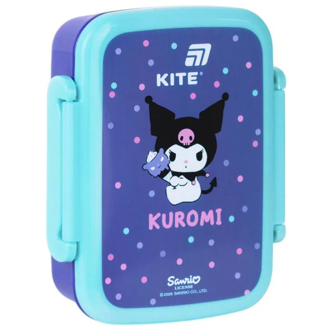 Ланчбокс 420 мл "Kuromi" з роздільником Kite