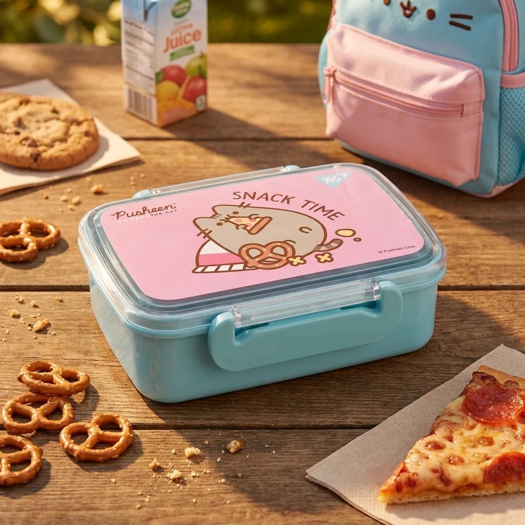 Ланчбокс 420 мл "Pusheen" з роздільником YES