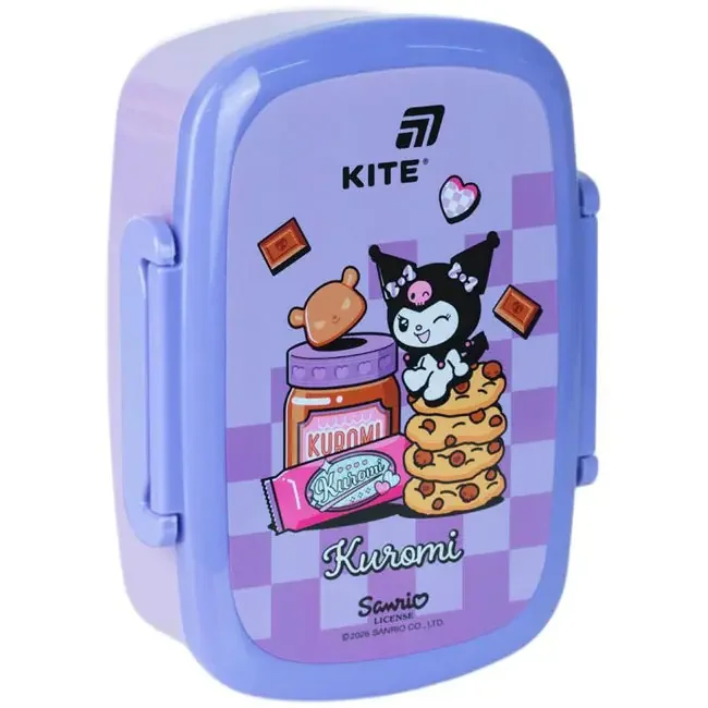 Ланчбокс 750 мл "Kuromi" з приборами Kite