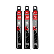 Леза для ножа M&G Cutter 9мм 30° (6 шт) — фото 2