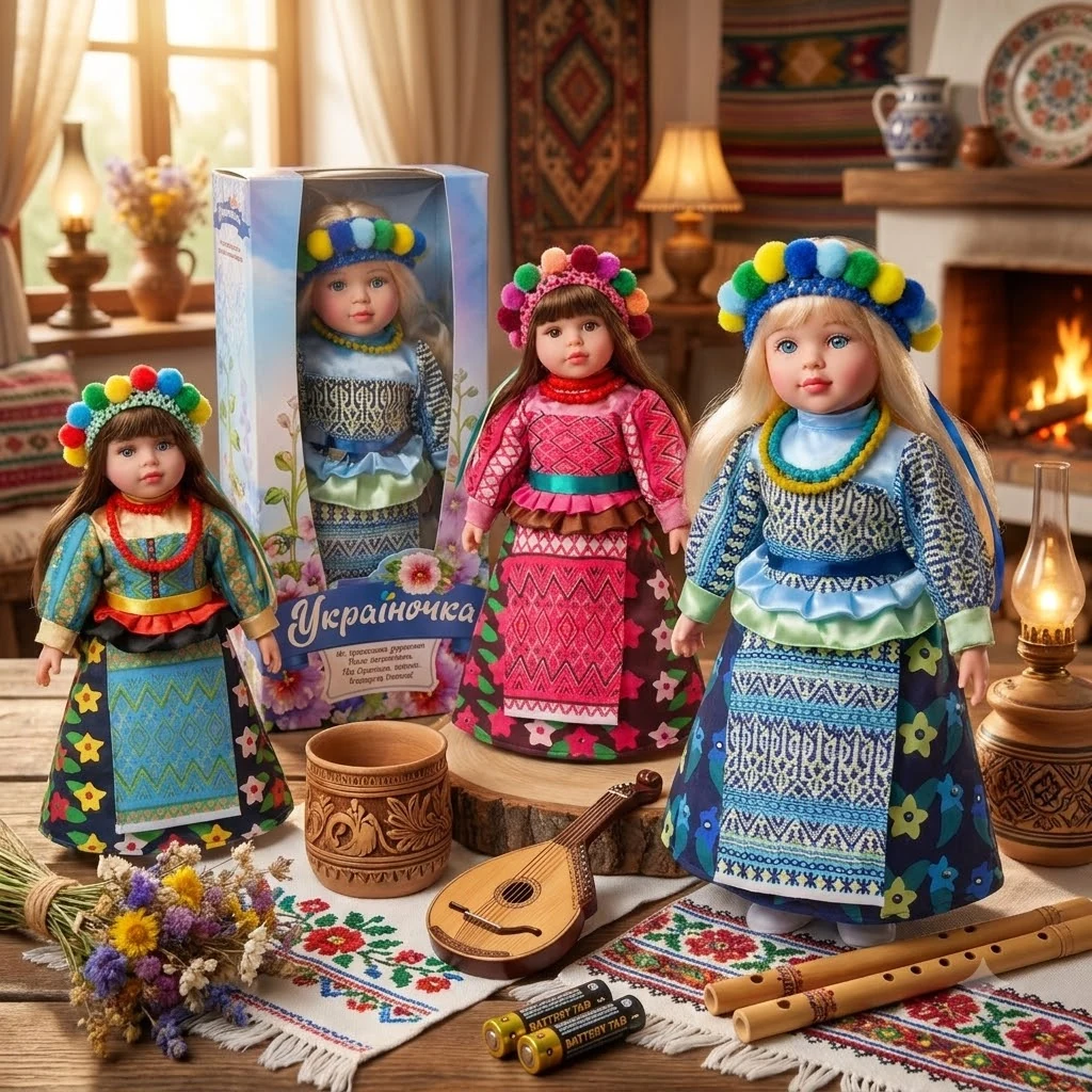 Лялька м'яконабивна "Україночка" 47см