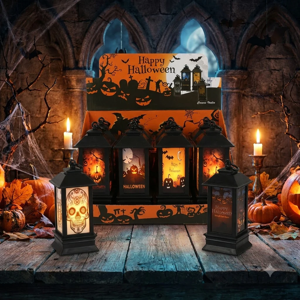Ліхтар "Halloween" 12 см Хелловін