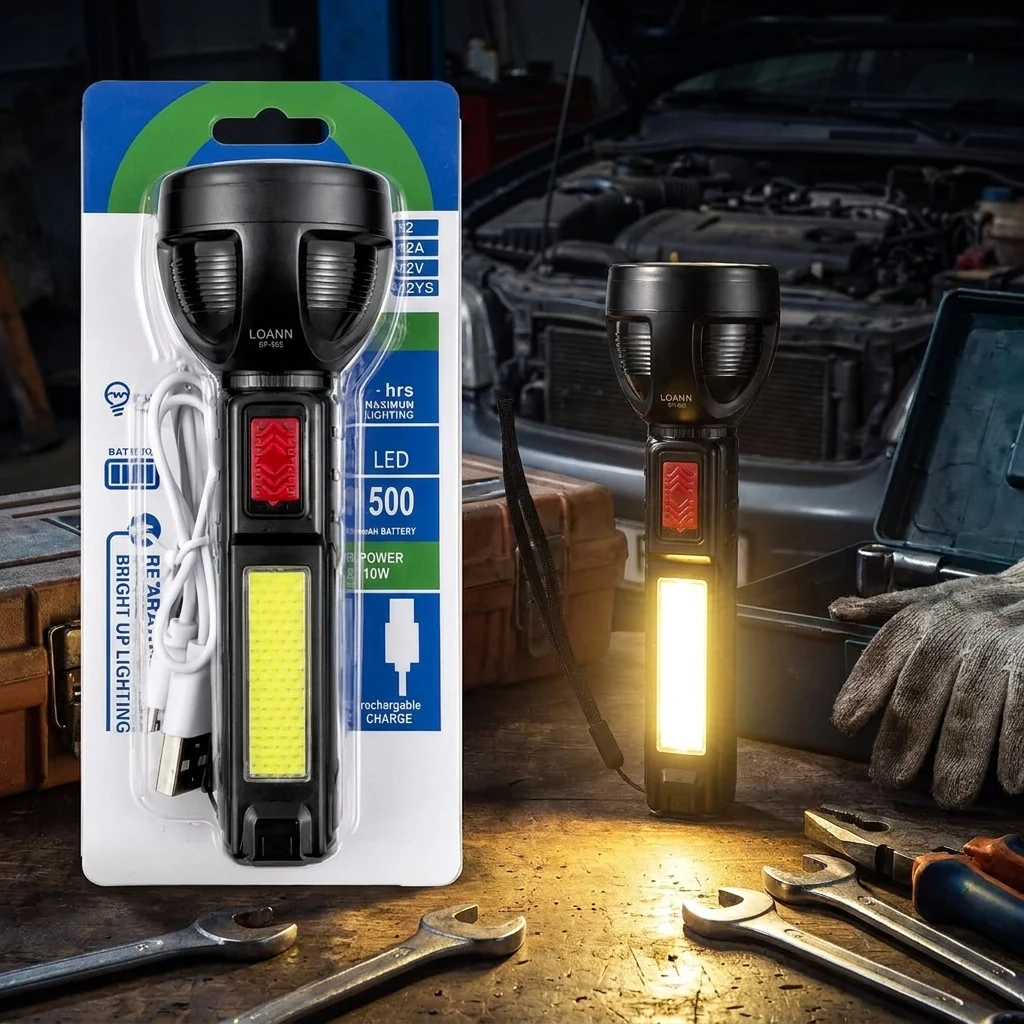 Ліхтарик акумуляторний, 1 LED, ?? режими