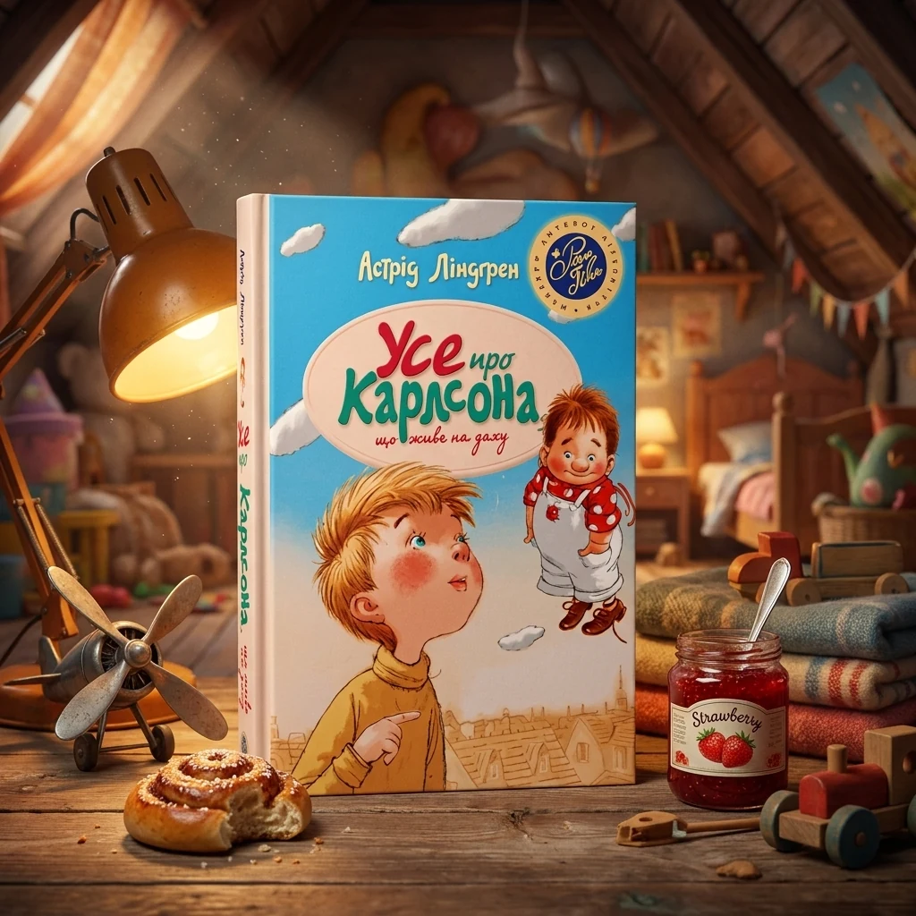 Усе про Карлсона, що живе на даху — А. Ліндґрен