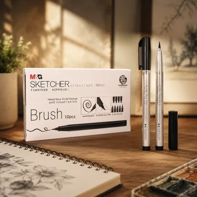 Лінер M&G Sketch Fineliner Brush ACPN0345