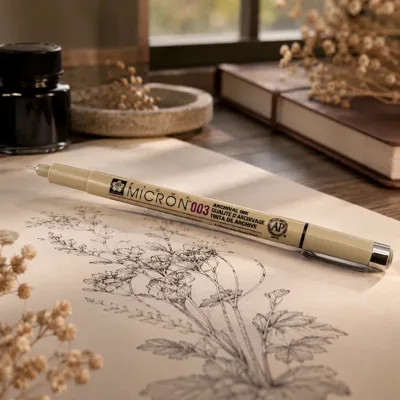 Лінер PIGMA Micron (0.03), 0,15мм, Чорний, Sakura