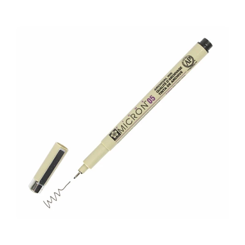 Лінер Sakura PIGMA Micron 0,45 мм чорний — Хобі та декор