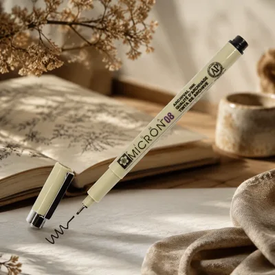 Лінер PIGMA Micron (0.8), 0,5мм, Чорний, Sakura