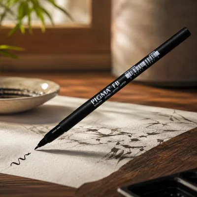 Лінер-ручка PIGMA PEN Brush FB, Чорний