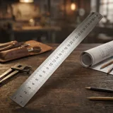 Лінійка 30 см металева Economix E81390 — фото 1
