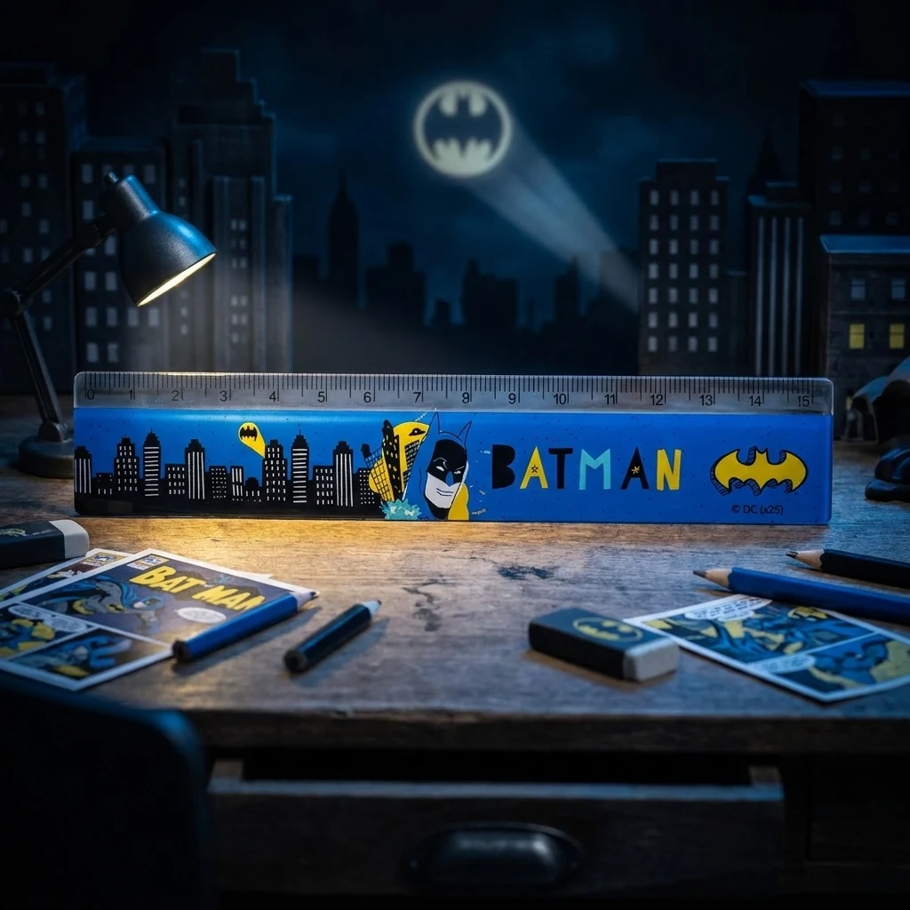 Лінійка пласт. 15см Kite "Batman"