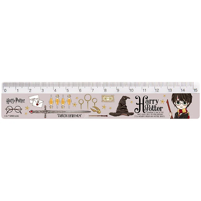 Лінійка пластикова 15 см "Harry Potter", Kite