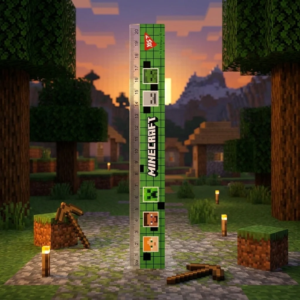 Лінійка пластикова 20 см "Minecraft" Yes