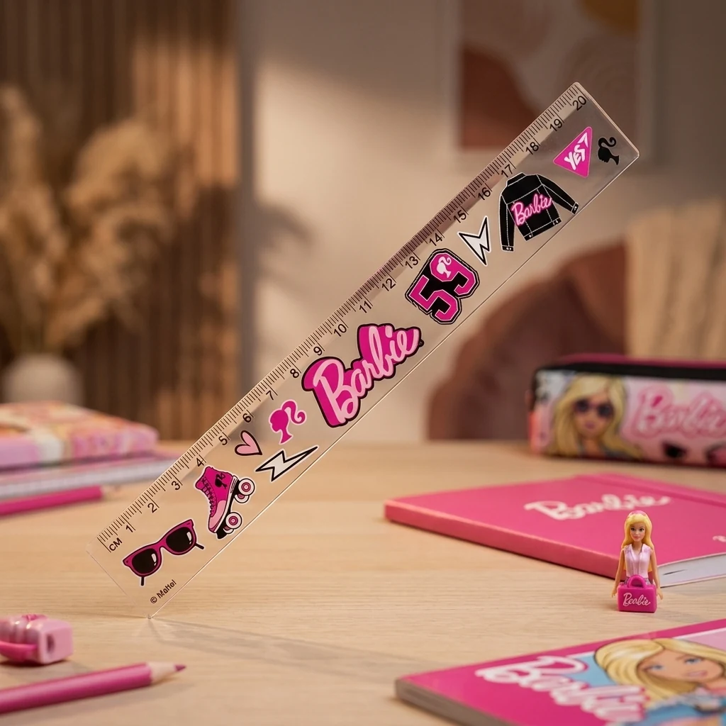 Лінійка 20см YES Barbie 370618