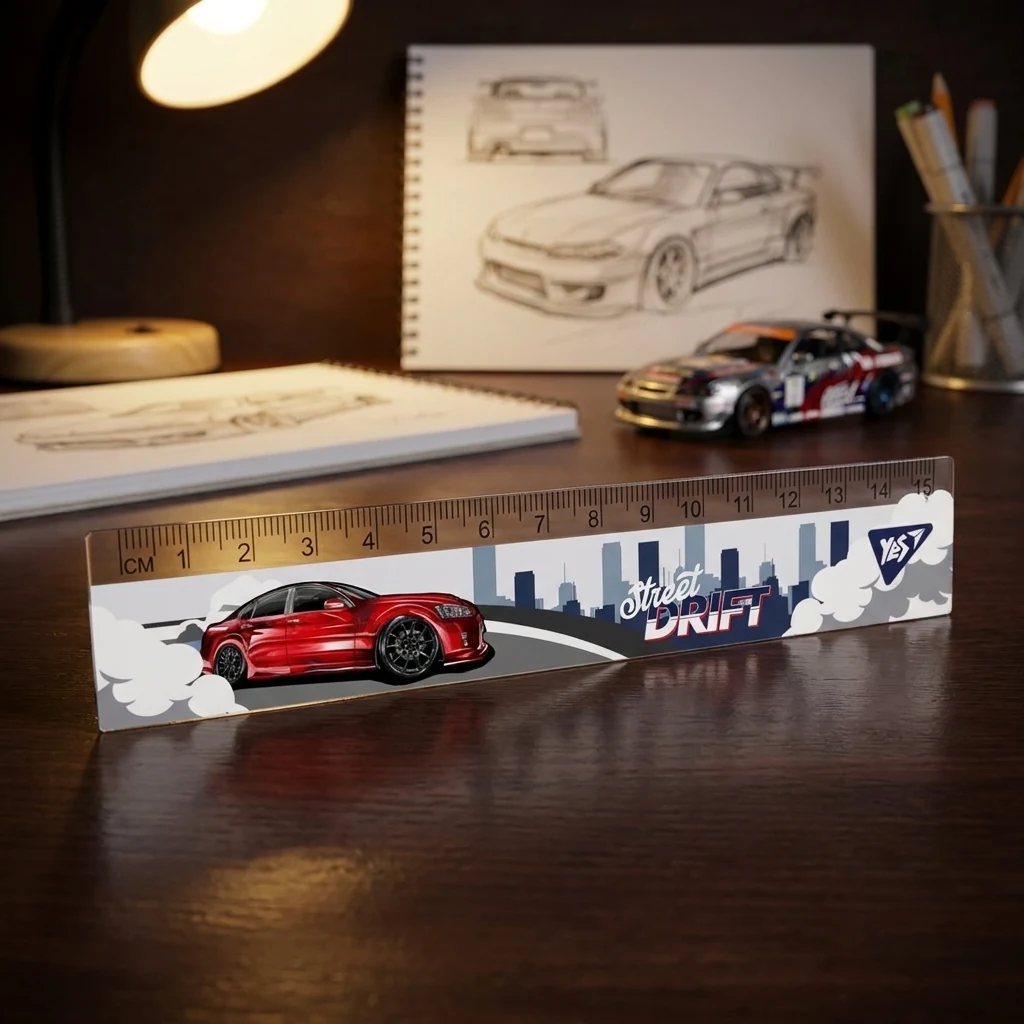 Лінійка YES 15 см Street drift 370664