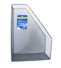 Лоток вертикальний для паперів BUROMAX срібний — фото 2