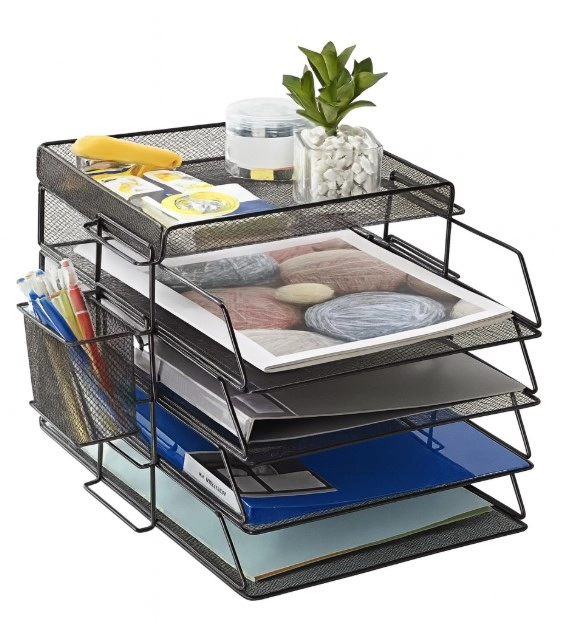 Лоток органайзер для документів чорний — фото 2