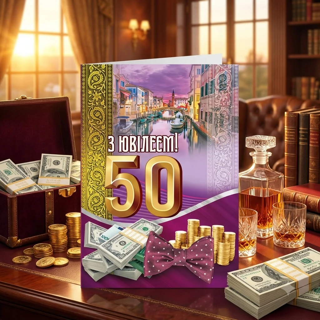 Листівка А4 "50 років"