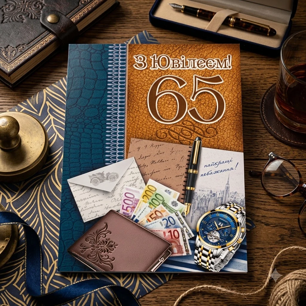 Листівка А4 "65 років"